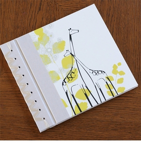 baby's first book - yellow giraffe by rag & bone bindery