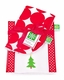 baby's first christmas bib burp set