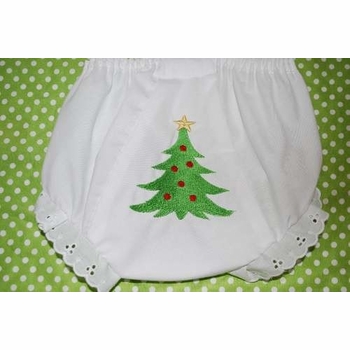 baby's first christmas bloomers