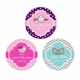 baby shower round favor labels and tags 1.4"
