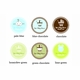 baby shower round favor labels and tags 1.4"