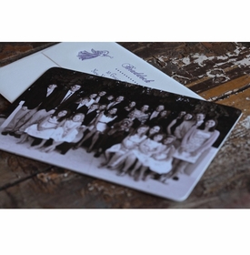 Backing Photograph Holiday Card