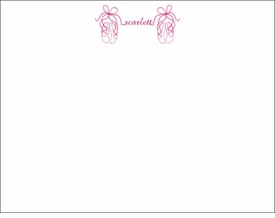Ballet Shoes Children's Flat Stationery