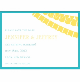 Banner Party Rehearsal Dinner Invitation