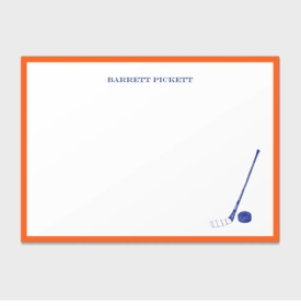 Barrett Hockey Personalized Kids Stationery