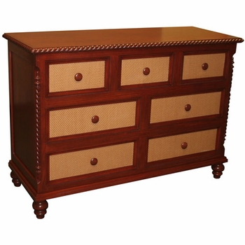 Beach House Malibu Seven Drawer Dresser