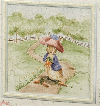 beatrix potter enchanted forest french panel crib by art for kids