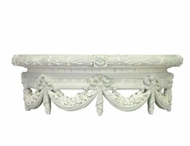 bed crown - powder blue and creme