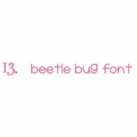 beetle bug font
