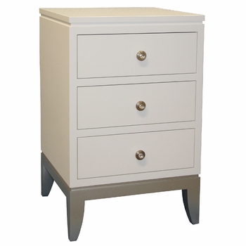 bel air nightstand with milano knobs