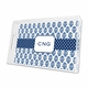 beti navy lucite tray - large
