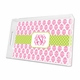 beti pink lucite tray - large