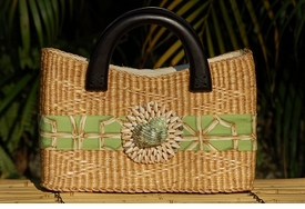 Beverly Basket Bag - Sanibel Shells