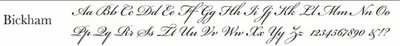 bickham font