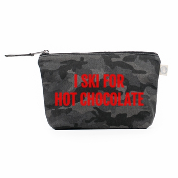 black camouflage - SKI Patch Tote