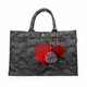 black camouflage - SKI Patch Tote