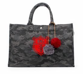 black camouflage - SKI Patch Tote