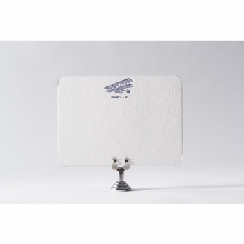 Black Plane Baby Stationery