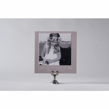 black & white holiday card
