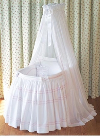 blauen elegance pink bassinet by blauen