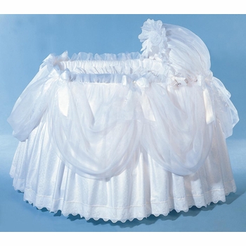blauen pouf bassinet