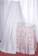 Blauen Toile Bassinet with Canopy