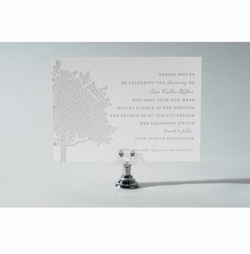 Blooming Christening Tree Baptism Invitations