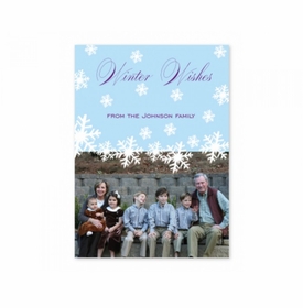 Blooming Snow Holiday Cards