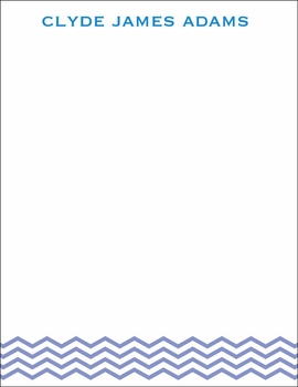 blue baby waves children's stationary