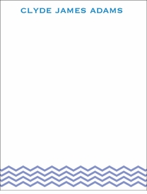 Blue Baby Waves Children's Stationery