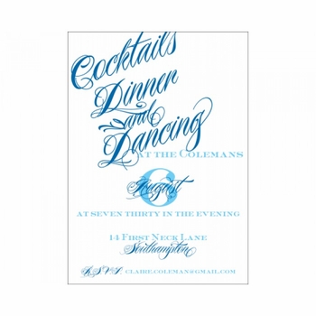 blue bash cocktail & dinner parties