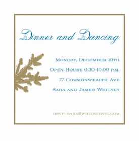 Blue Boughs Invitation Cards