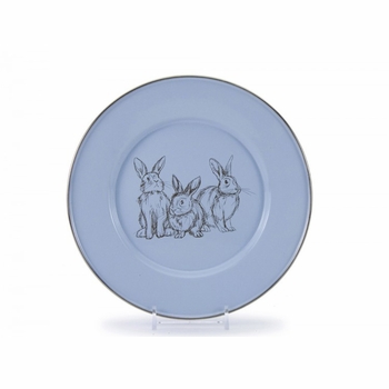 Blue Bunny Dish Keepsake Set and Box (Plate, Mug, & Bowl)