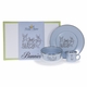 Blue Bunny Dish Keepsake Set and Box (Plate, Mug, & Bowl)