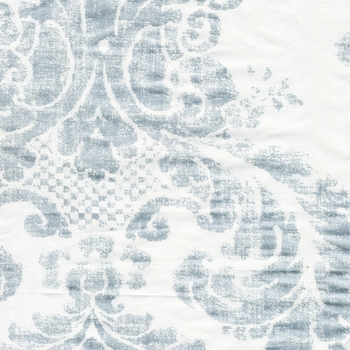 Blue Damask Fabric