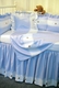 blue pitter patter with bears crib bedding by blauen