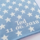 Blue Stars Personalized Baby Blanket