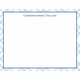 blue tartan children's stationary