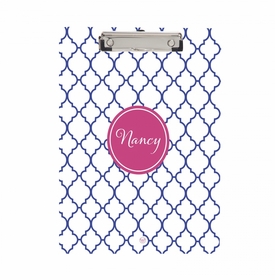 Blue Trellis Clipboard