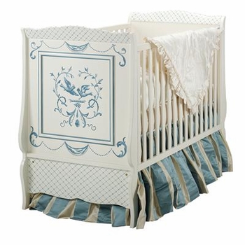 Bluebird French Panel Crib