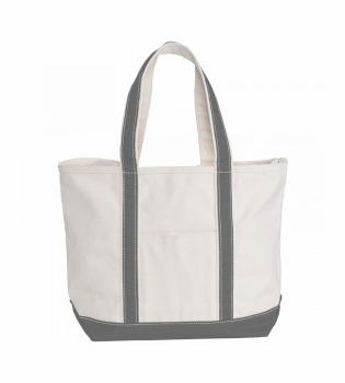 boat tote - gray