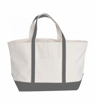 boat tote - gray