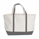 boat tote - gray