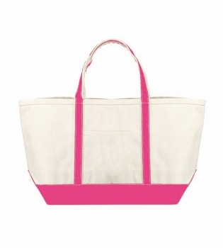boat tote - hot pink