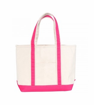 boat tote - hot pink
