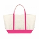 boat tote - hot pink