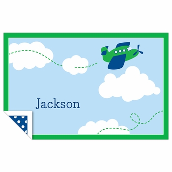boatman geller airplane placemat