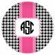 boatman geller alex houndstooth black plate