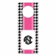 boatman geller alex houndstooth black wine tags