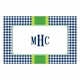 boatman geller alex houndstooth navy disposable placemats
